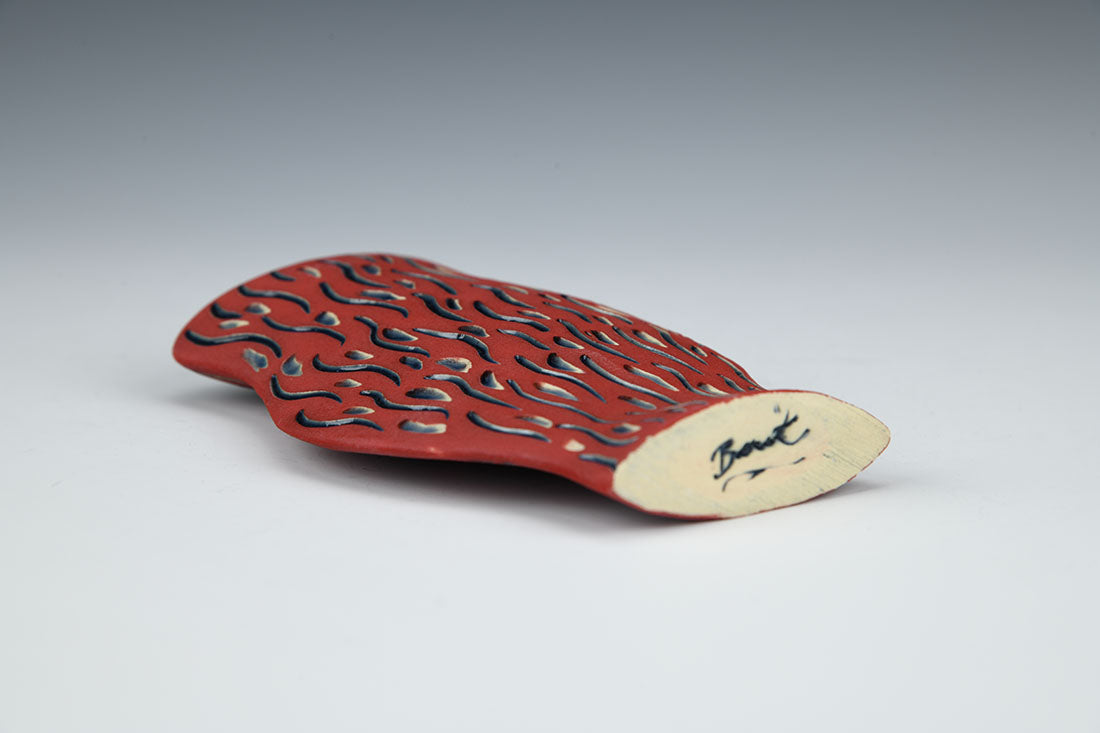 SILHOUETTE VASE: RED AND BLUE