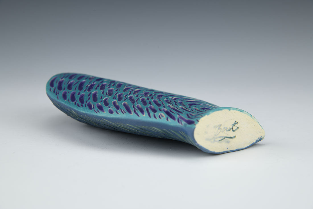 SILHOUETTE VASE: BLUE AND GREEN