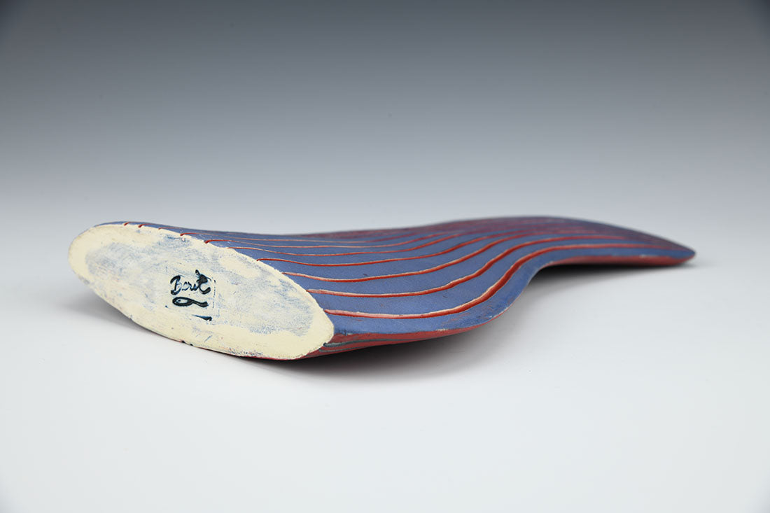 SILHOUETTE VASE: RED AND BLACK LINES